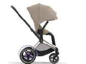 Cybex e-priam 4 Rose Gold Cozy Beige komplektas - nuotraukos Nr. 3