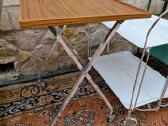 Vintažiniai mid century sulankstomi staliukai - nuotraukos Nr. 4
