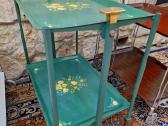 Vintažiniai mid century sulankstomi staliukai - nuotraukos Nr. 8
