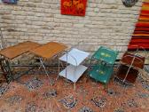 Vintažiniai mid century sulankstomi staliukai - nuotraukos Nr. 12