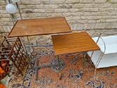 Vintažiniai mid century sulankstomi staliukai - nuotraukos Nr. 14