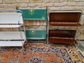 Vintažiniai mid century sulankstomi staliukai - nuotraukos Nr. 21