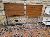 Vintažiniai mid century sulankstomi staliukai - nuotraukos Nr. 24