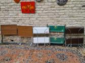 Vintažiniai mid century sulankstomi staliukai - nuotraukos Nr. 34