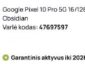 Google Pixel 10 Pro 128gb - nuotraukos Nr. 10