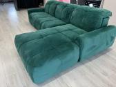 Buble kampinė sofa su pufu - nuotraukos Nr. 5