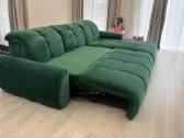 Buble kampinė sofa su pufu - nuotraukos Nr. 8
