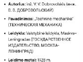 Techninė mechanika - nuotraukos Nr. 15