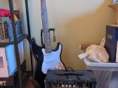 Elektrinė gitara St5 Bk su rinkiniu Starter - nuotraukos Nr. 2
