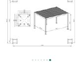 Pavėsinė Pergola Premium 3x4, Anthracite - nuotraukos Nr. 4