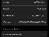 Pioneer vsx 932 Bt WiFi Atmos arc Spotify hireseq - nuotraukos Nr. 4