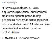 Vintage paauksuotas 14k pakabukas ir sidabro sagė - nuotraukos Nr. 10