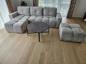 Beveik nauja sofa su lovos funkcija ir pufu. - nuotraukos Nr. 2