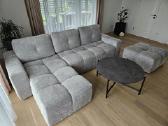 Beveik nauja sofa su lovos funkcija ir pufu. - nuotraukos Nr. 3