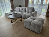 Beveik nauja sofa su lovos funkcija ir pufu. - nuotraukos Nr. 5