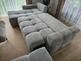 Beveik nauja sofa su lovos funkcija ir pufu. - nuotraukos Nr. 6