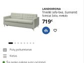 Ikea landskrona skleidžiama sofa su pufu - nuotraukos Nr. 7