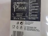 Vienkartinės popierinės lėkštės 40vnt - nuotraukos Nr. 2