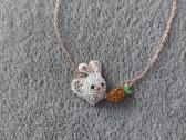 Swarovski triušio grandinėlė - nuotraukos Nr. 4