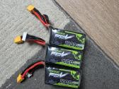 7x Fpv 6s baterijos - nuotraukos Nr. 3