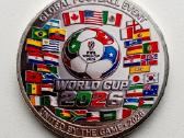 Suvenyrinis medalis 2026 m. futbolo čempionatui - nuotraukos Nr. 2