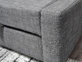 Pilka kampinė sofa išskleidžiama, su dėže - nuotraukos Nr. 5