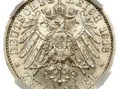 Sidabrinė moneta 2 Markės 1913 A Ngc Ms62 - nuotraukos Nr. 2