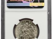 Sidabrinė moneta 2 Markės 1913 A Ngc Ms62 - nuotraukos Nr. 4