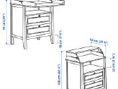 Ikea Sundvik vystymo stalas - nuotraukos Nr. 7