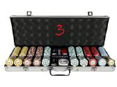 Monte Carlo / Aces 500 vnt. pokerio žetonai - nuotraukos Nr. 3