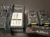 Panasonic baterijos ir pakrovėjas - nuotraukos Nr. 2