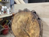 Rankų darbo medinis laikrodis - nuotraukos Nr. 2