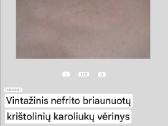 Vintage facetuoto nefrito kaklo papuošalas - nuotraukos Nr. 9