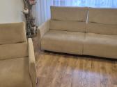 Supamas ir sukinejasi supuojamas fotelis ir sofa. - nuotraukos Nr. 7