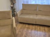 Supamas ir sukinejasi supuojamas fotelis ir sofa. - nuotraukos Nr. 8