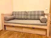Vaikiska medinė sofa - lova su stalčiais 1,60x0,80 - nuotraukos Nr. 2