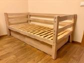 Vaikiska medinė sofa - lova su stalčiais 1,60x0,80 - nuotraukos Nr. 4