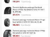 215/55r17 Hankook - nuotraukos Nr. 6