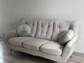 Elegantiška ir klasikinė trivietė sofa Scandi - nuotraukos Nr. 5