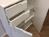 Spintelė Komoda balta Naudota - nuotraukos Nr. 3
