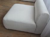 Kreminė modulinė sofa – 3 dalys - nuotraukos Nr. 4