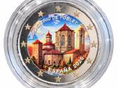 Dengtos emale spalvotos dvieju euru monetos - nuotraukos Nr. 9