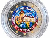 Dengtos emale spalvotos dvieju euru monetos - nuotraukos Nr. 12