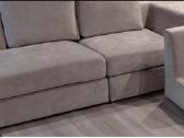 Kampinė sofa „Home4you Edra“, pilkos spalvos. - nuotraukos Nr. 3