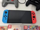 Nintendo Switch V2 komplektas + 8 žaidimai - nuotraukos Nr. 2