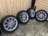 Bmw ratlankiai su žieminėmis padangomis 225/45r17 - nuotraukos Nr. 3