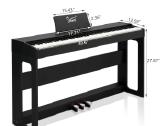 Glarry Digital Piano 88“ su svertiniais klavišais - nuotraukos Nr. 10