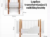 Skubiai parduodame vaikiska lovyte tik 50 eur - nuotraukos Nr. 6