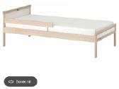 Ikea vaikiška lova Sniglar su čiužiniu - nuotraukos Nr. 5