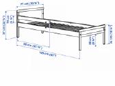 Ikea vaikiška lova Sniglar su čiužiniu - nuotraukos Nr. 6